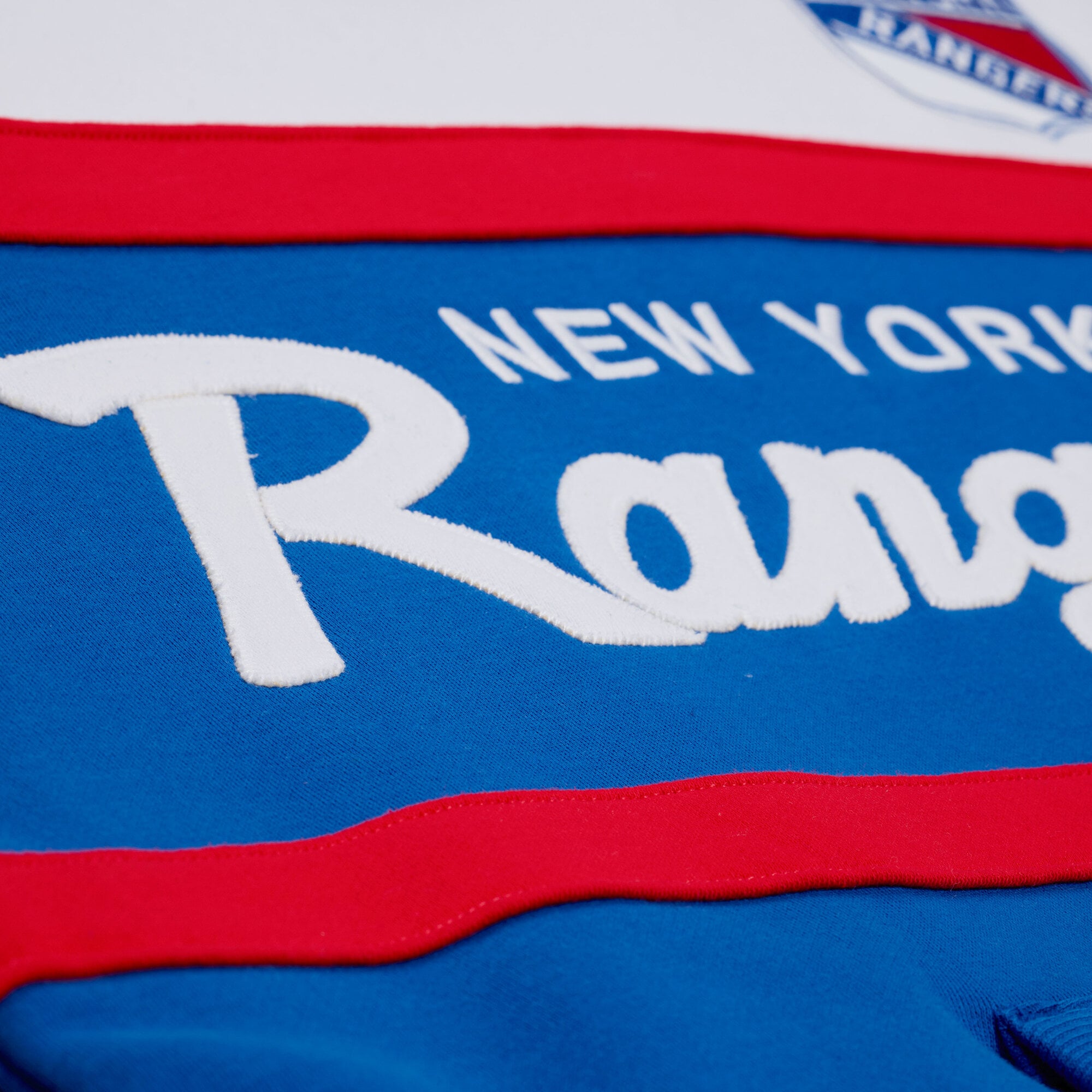 Men's Mitchell & Ness Royal New York Rangers Head Coach Hoodie