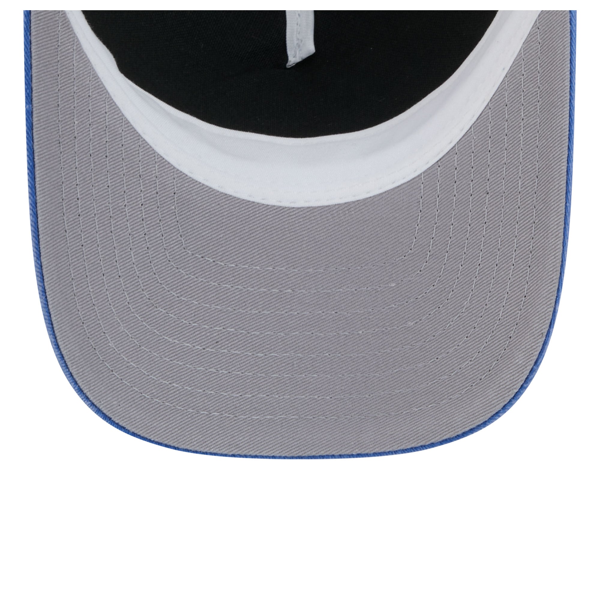Men's New Era  Blue New York Rangers Fan Applique M-Crown A-Frame 9FORTY Adjustable Hat