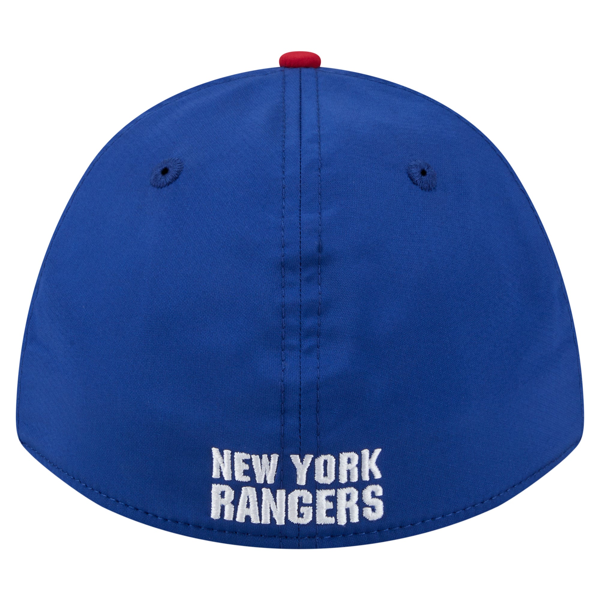 Men's New Era Blue/Red York Rangers 2-Tone Featherweight 39THIRTY A-Frame M-Crown Flex Hat