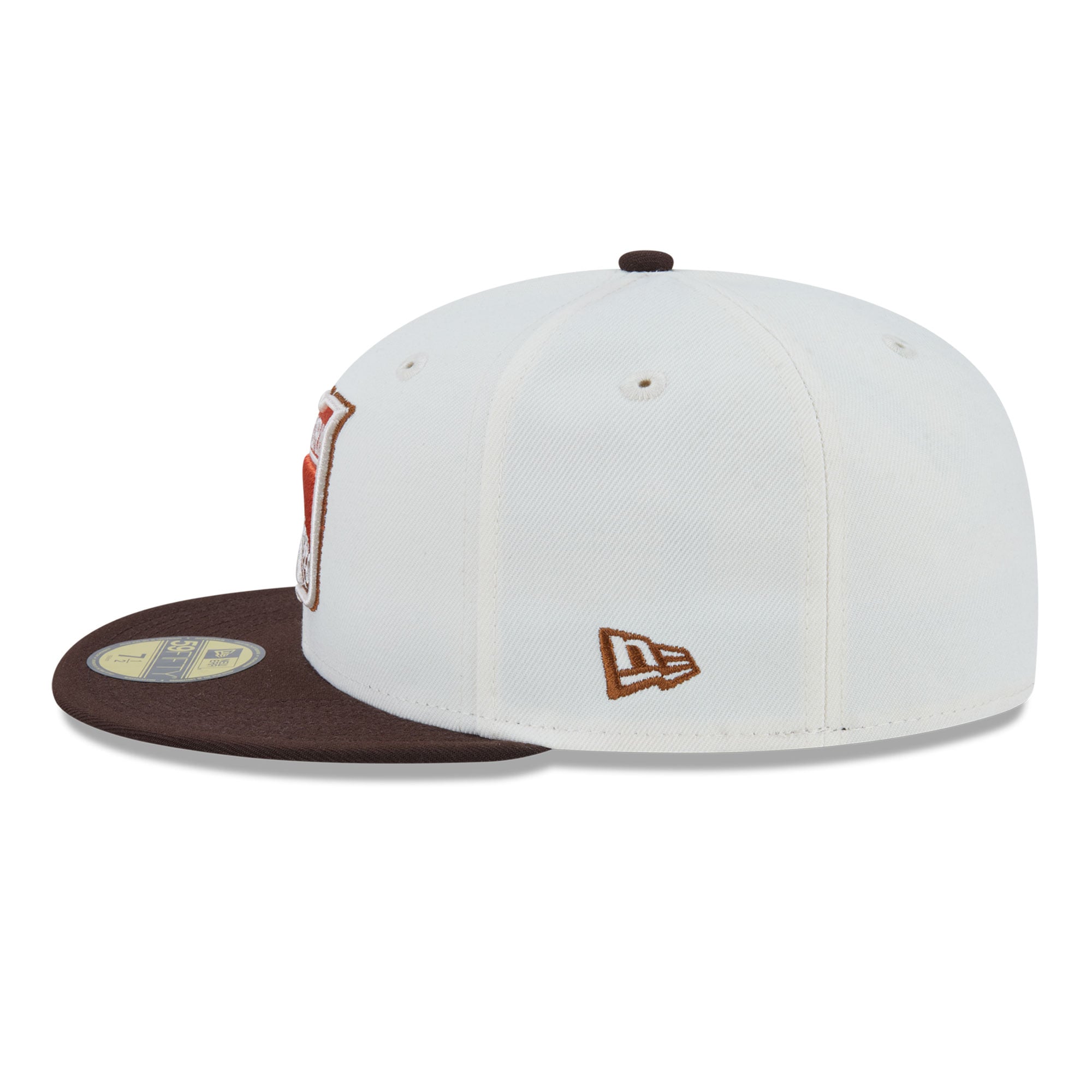 Casquette ajustée New Era 59FIFTY crème pour homme, York Rangers, motif citrouille épicée