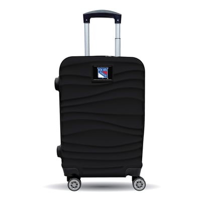 New York Rangers MOJO Black Color Blitz Carry-On Hardcase Spinner Luggage
