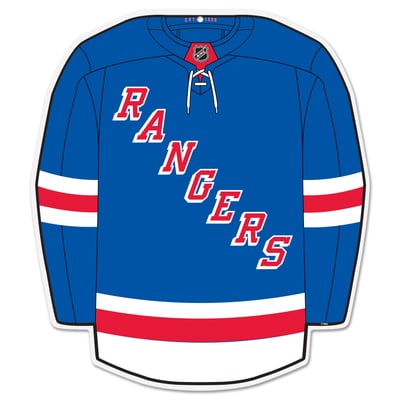 New York Rangers 22" Home Jersey Wall Sign