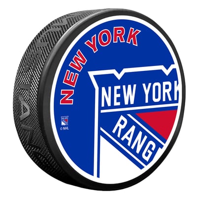 New York Rangers Icon Hockey Puck