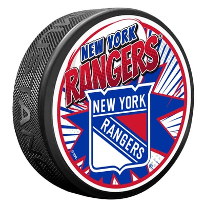 New York Rangers Kaboom Hockey Puck