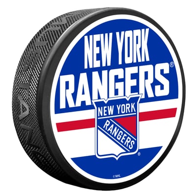 New York Rangers Shout Hockey Puck