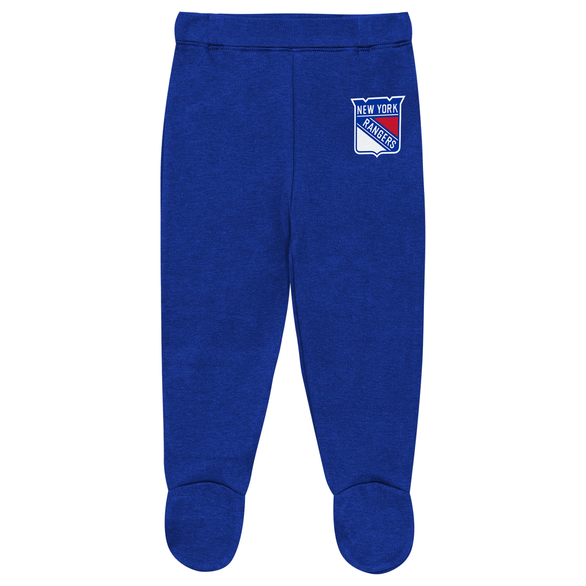 Newborn Outerstuff  Heathered Bone New York Rangers Huddles and Giggles Three-Piece Set