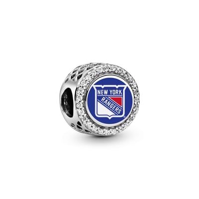 New York Rangers Pandora Color Button Charm