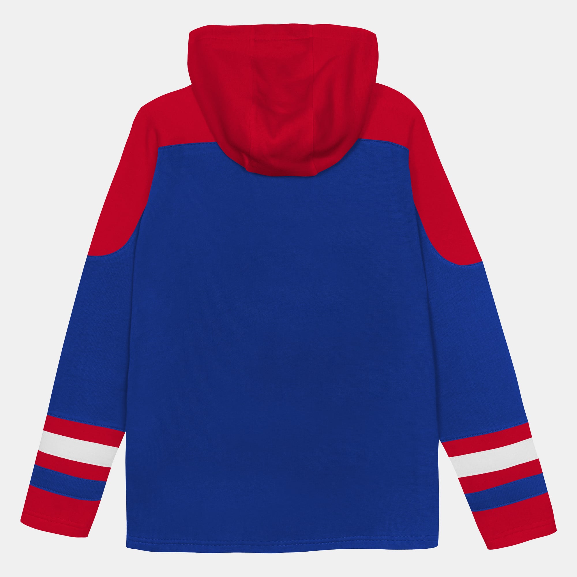 Sweat à capuche raglan col en V bleu New York Rangers pour enfants d'âge préscolaire