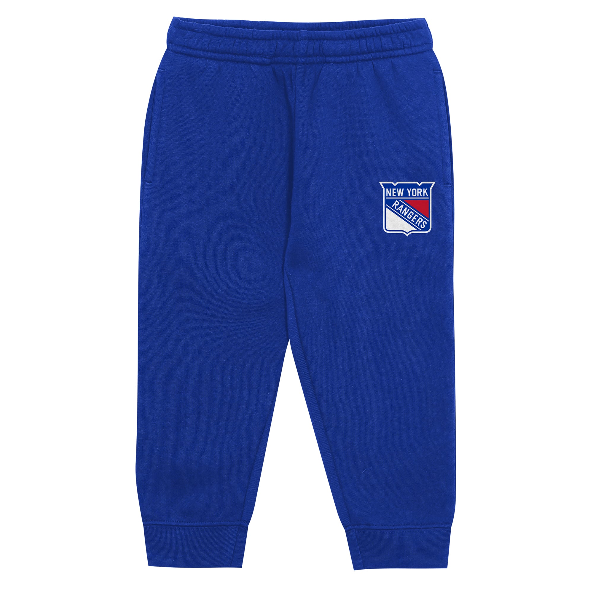 Ensemble sweat à capuche et pantalon Ice Explorer rouge/bleu New York Rangers pour enfants d'âge préscolaire Outerstuff