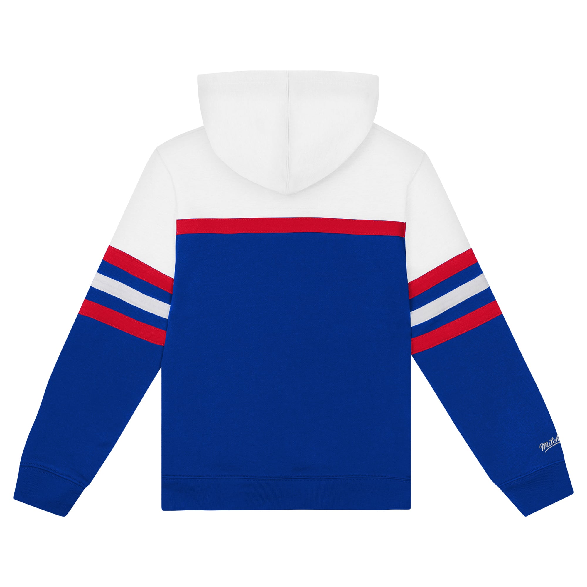 Sweat à capuche bleu Mitchell & Ness pour tout-petit, motif entraîneur-chef des Rangers de New York