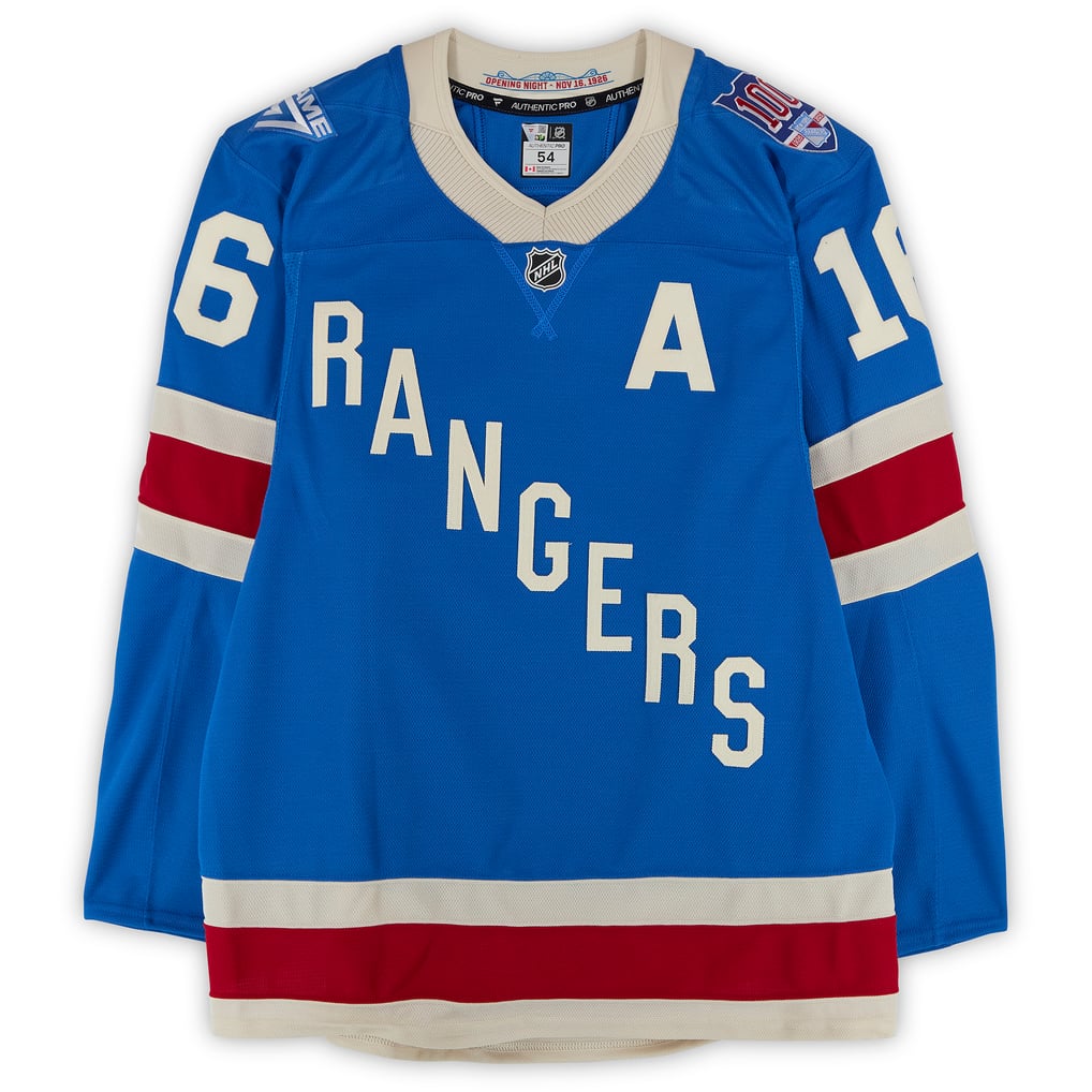 Vincent Trocheck New York Rangers Fanatics Authentic Game-Used #16 Blue Alternate Jersey vs. Buffalo Sabres on April 8, 2026  