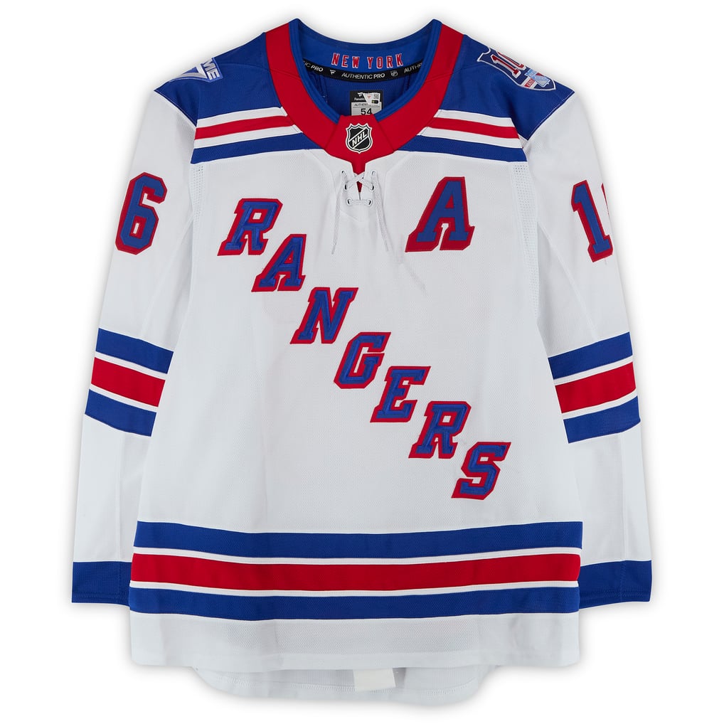 Vincent Trocheck New York Rangers Fanatics Authentic Game-Used #16 White Set 3 Jersey from the 2025-26 NHL Season  