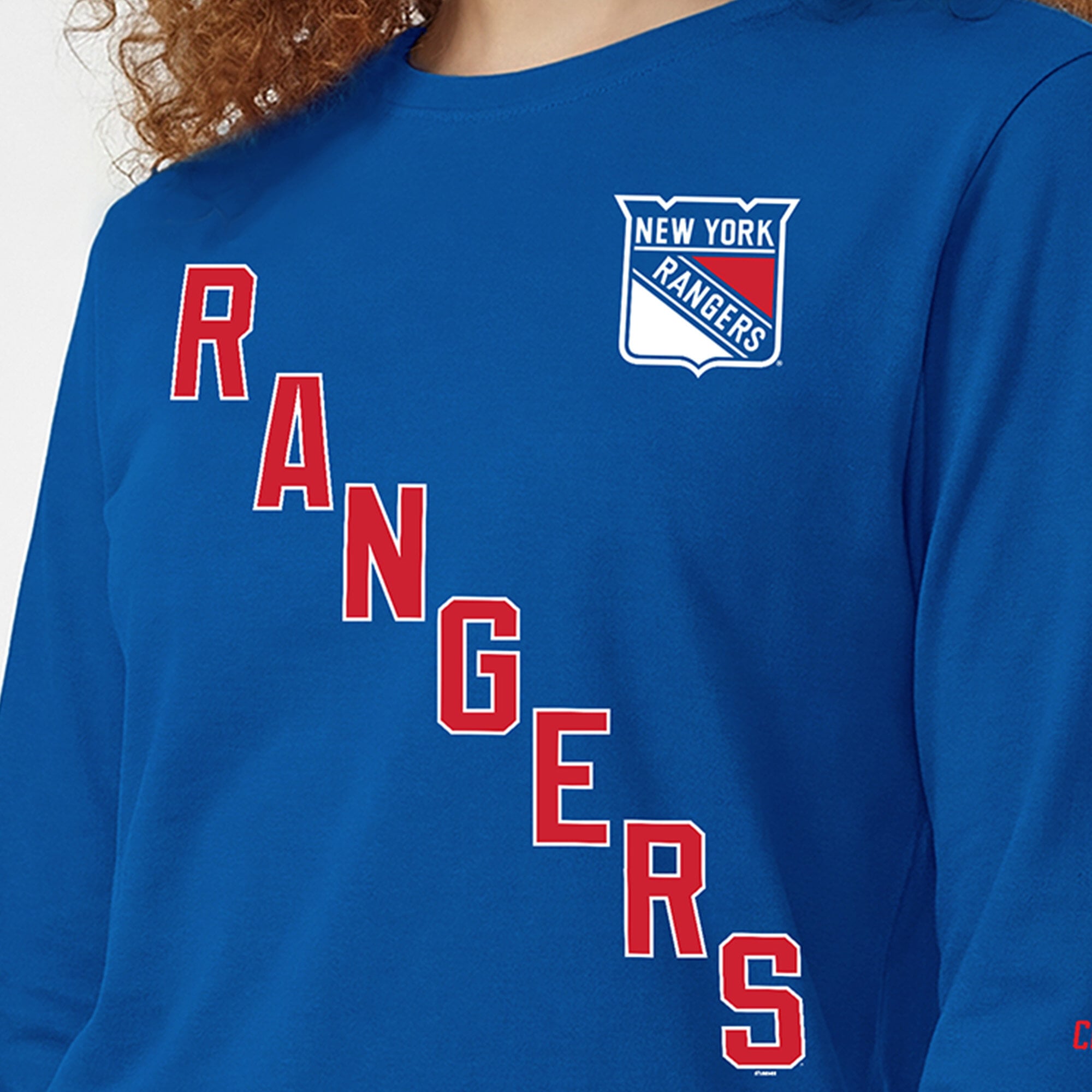 Women's Champion  Royal New York Rangers Long Sleeve T-Shirt