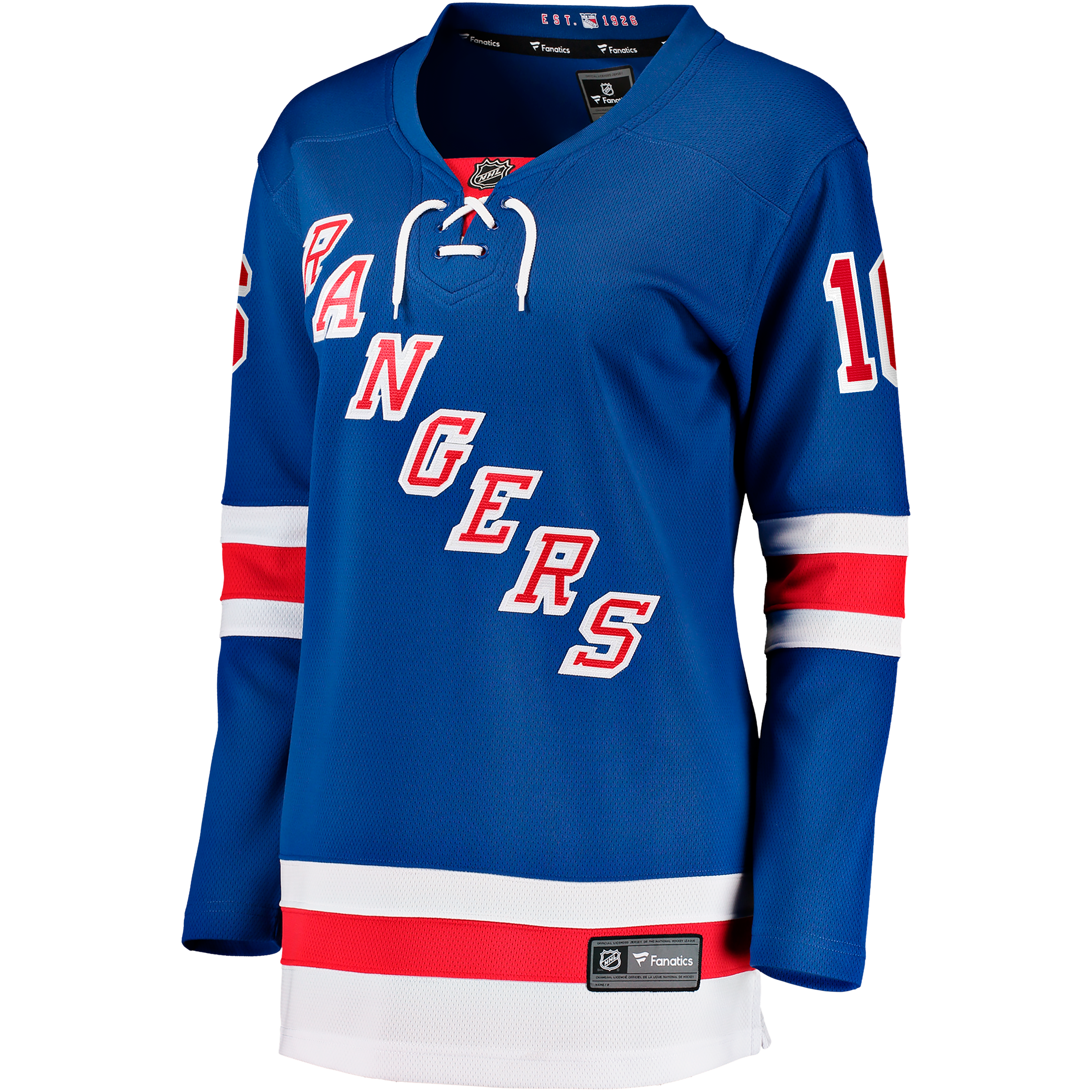 Maillot domicile bleu des Rangers de New York pour femmes, modèle Breakaway Pavel Dorofeyev (Fanatics)