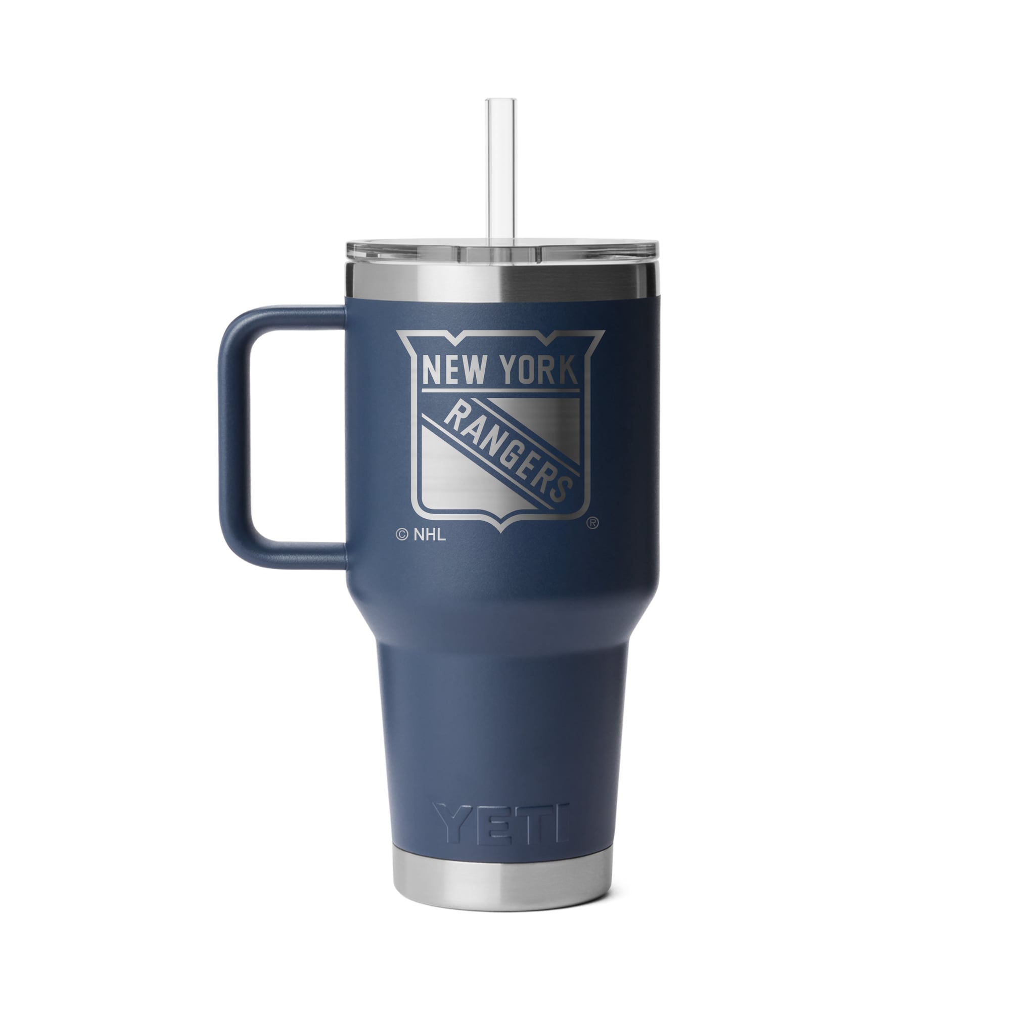 Mug à paille YETI New York Rangers Rambler 2.0 de 1 litre (35 oz)
