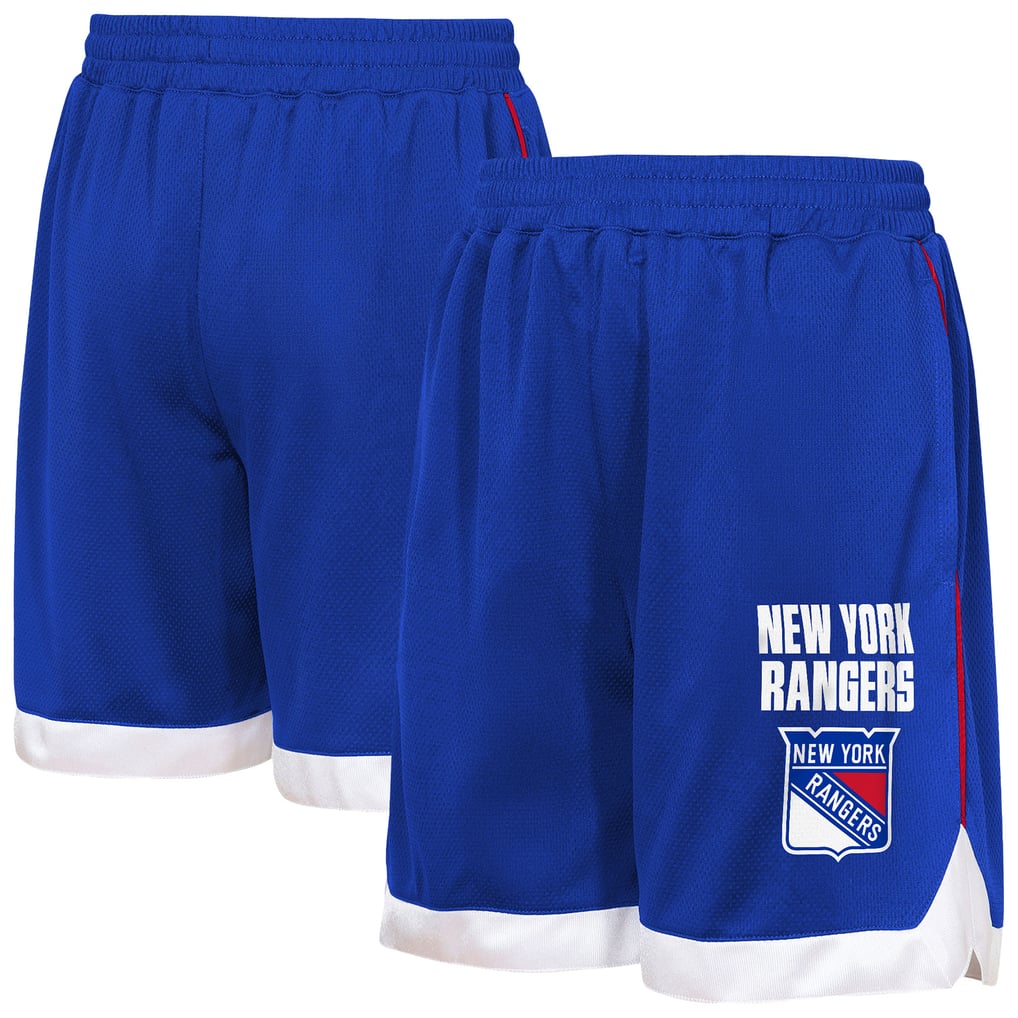 Short de baseball bleu All Star Outerstuff pour jeunes des Rangers de New York