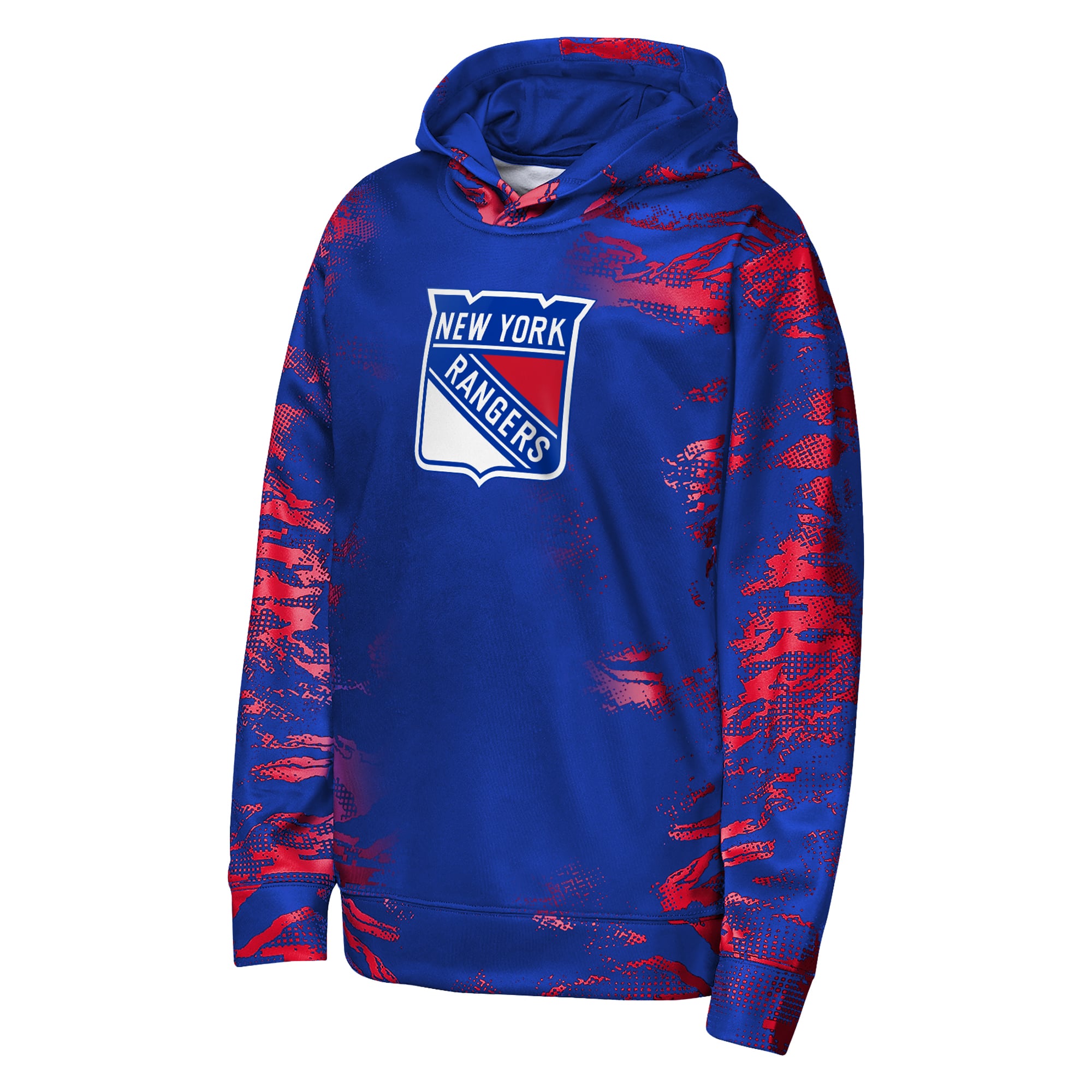 Sweat à capuche bleu Youth Outerstuff New York Rangers Team Dynamics