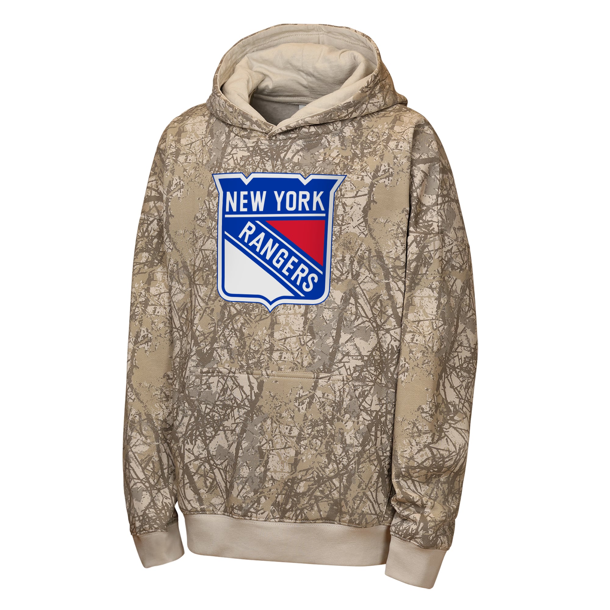 Sweat à capuche oversize Youth Outerstuff Natural New York Rangers Fast & Furious