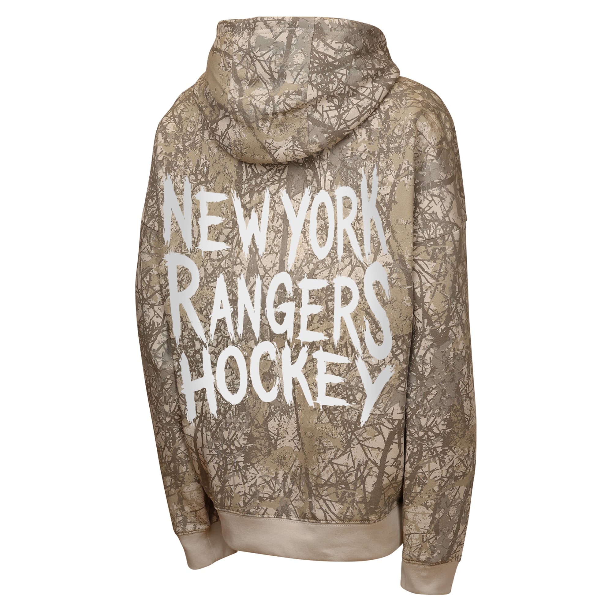 Sweat à capuche oversize Youth Outerstuff Natural New York Rangers Fast & Furious
