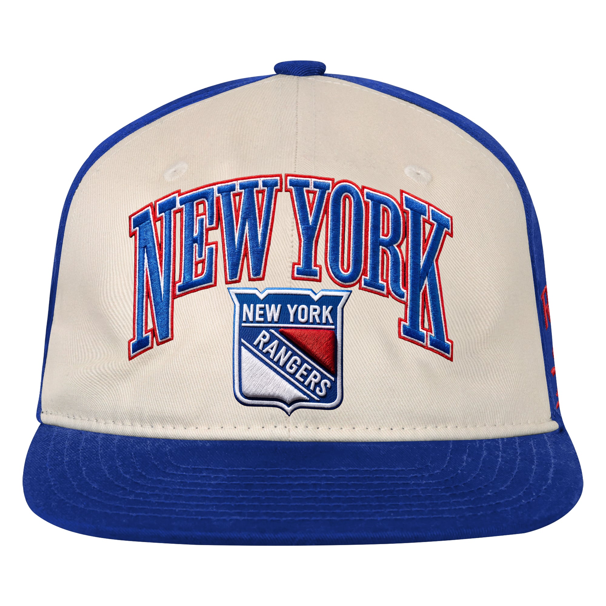Casquette snapback Youth Outerstuff naturelle/bleue New York Rangers Arch
