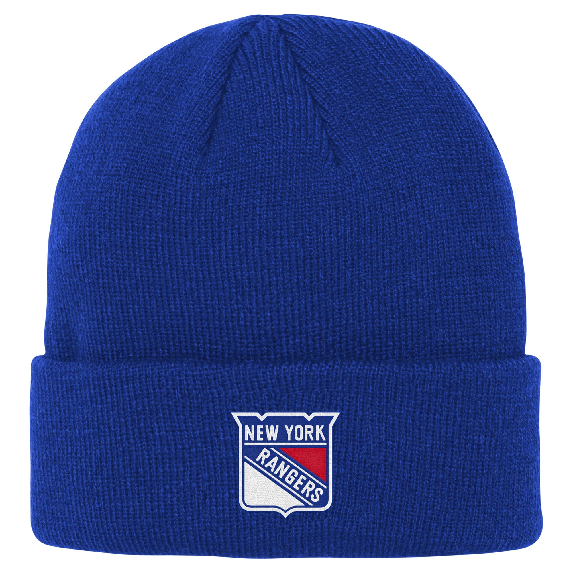 Bonnet en tricot à revers essentiel Youth Outerstuff Royal New York Rangers 2.0