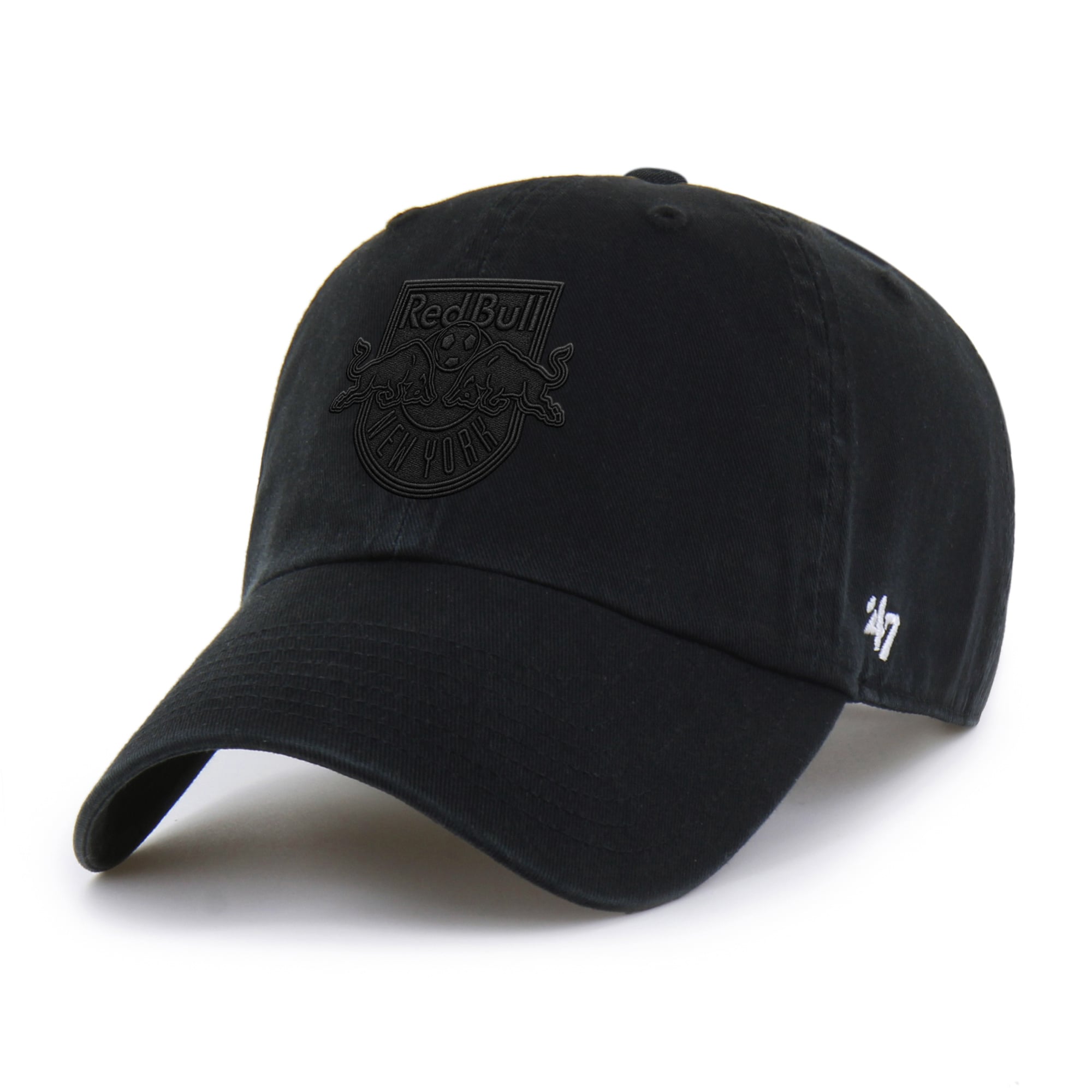 Men's New York Red Bulls '47 Black Tonal Clean-Up Adjustable Hat