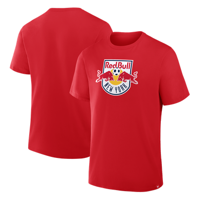 New York Red Bulls Fanatics Logo T-Shirt - Red