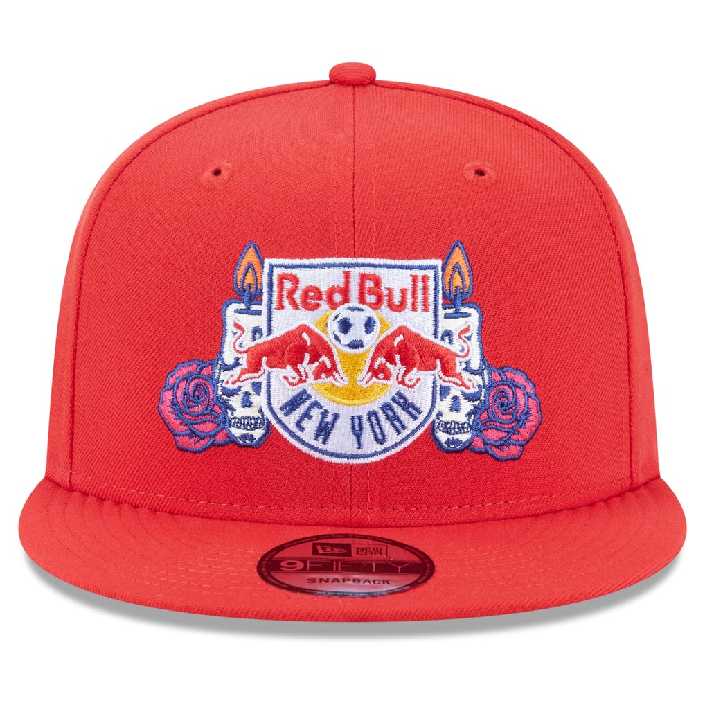 Men's New Era Red New York Red Bulls Day of the Dead 9FIFTY Snapback Hat