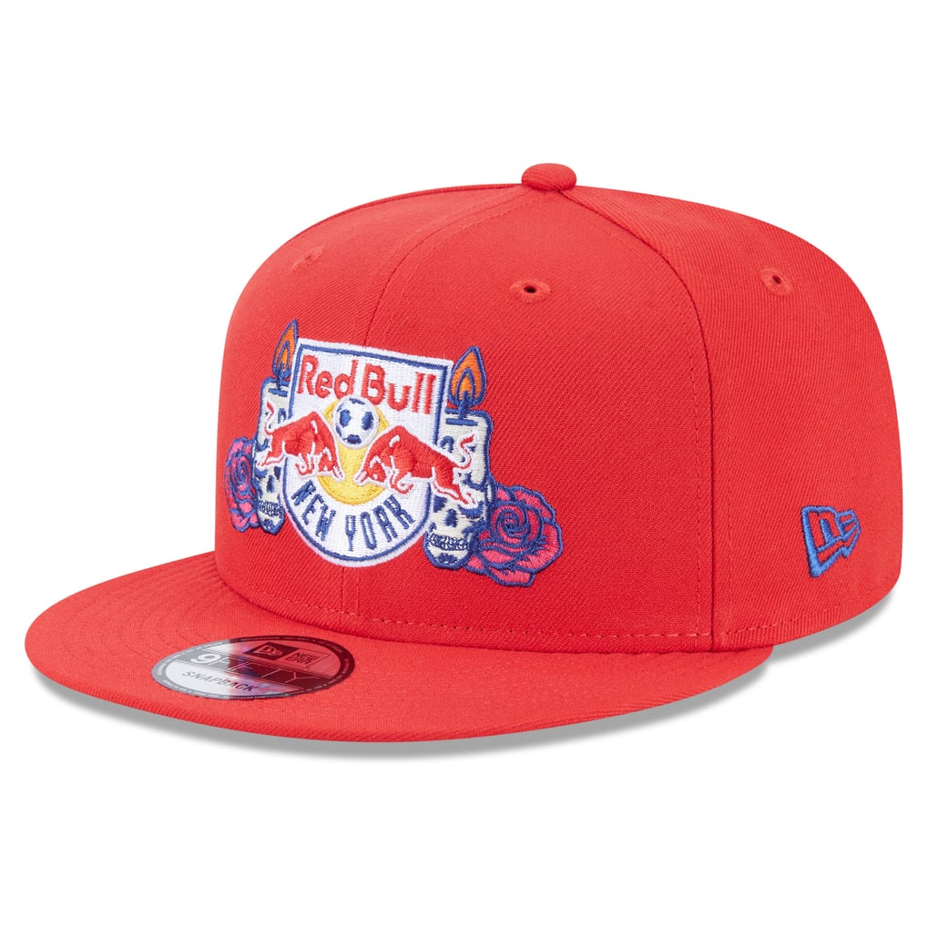 Men's New Era Red New York Red Bulls Day of the Dead 9FIFTY Snapback Hat