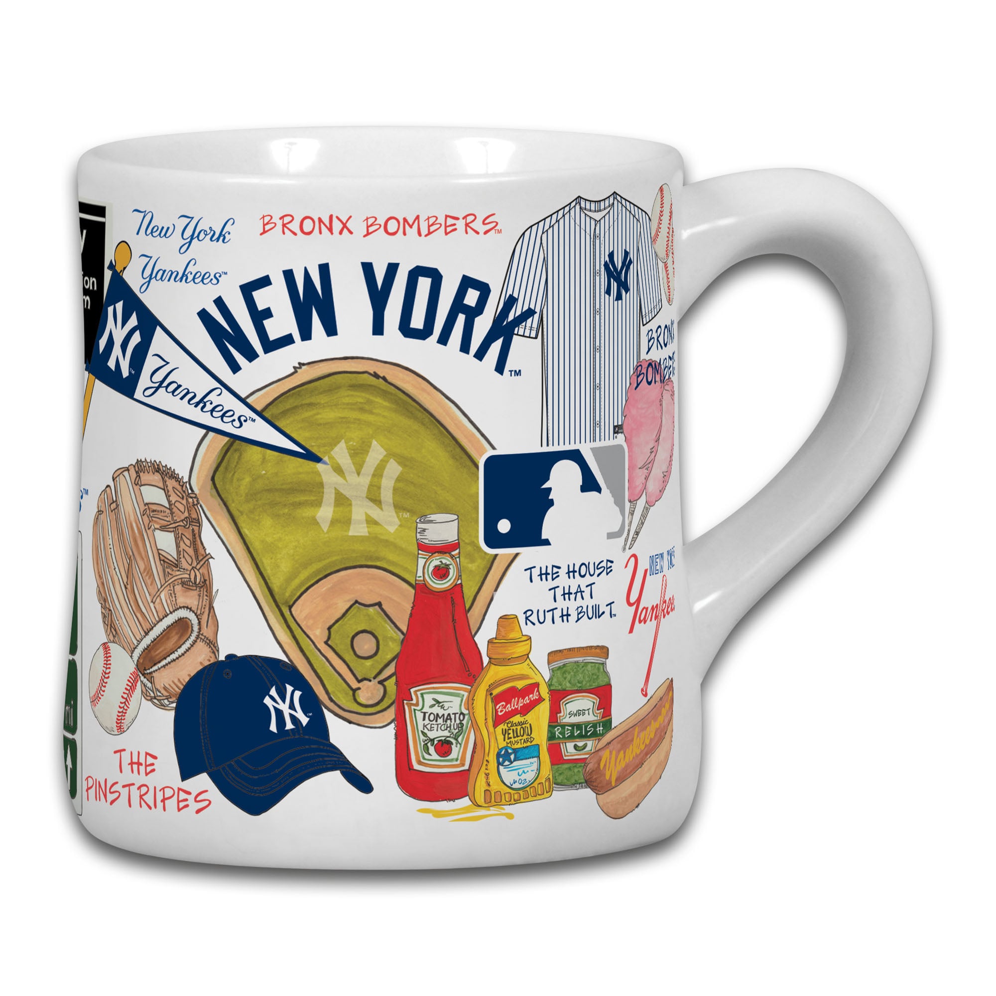 New York Yankees 20oz Ceramic Icon Mug