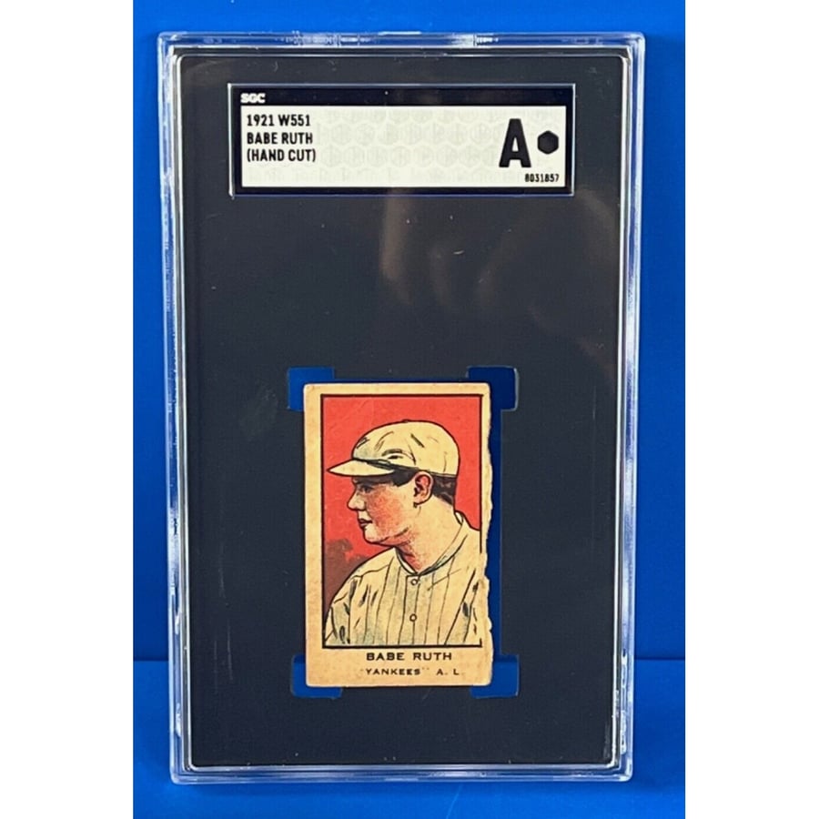 Babe Ruth Stat Card Babe Ruth Yankees Card