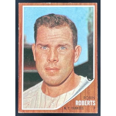 1962 Topps #243 Robin Roberts