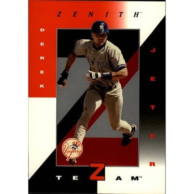1998 Zenith Z-Team 5 x 7 #7 Derek Jeter