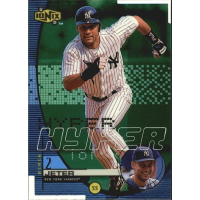 1999 UD Ionix Hyper #H8 Derek Jeter