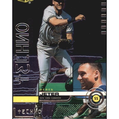 1999 UD Ionix #78 Derek Jeter TECH