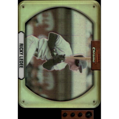 2000 Bowman Chrome Retro/Future Refractors #73 Ricky Ledee