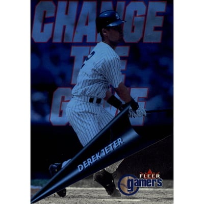 2000 Fleer Gamers Change the Game #4 Derek Jeter