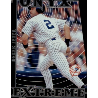 2000 Stadium Club Onyx Extreme Die Cuts #OE2 Derek Jeter