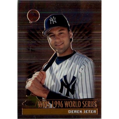 2000 Topps Chrome #478D D.Jeter MM Wins 1996 WS