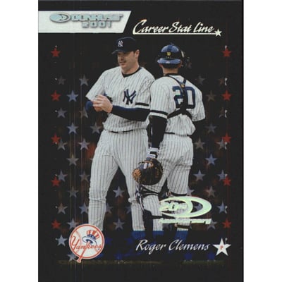 2001 Donruss Stat Line Career #22 Roger Clemens/260