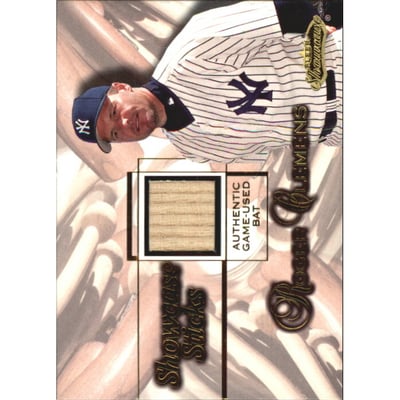 2001 Fleer Showcase Sticks #8 Roger Clemens
