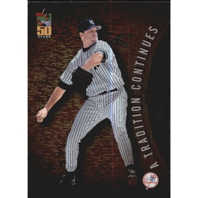 2001 Topps A Tradition Continues #TRC27 Roger Clemens