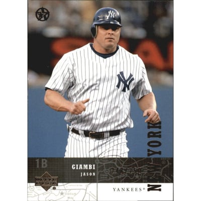 2002-03 UD SuperStars Spokesmen Black #UD19 Jason Giambi