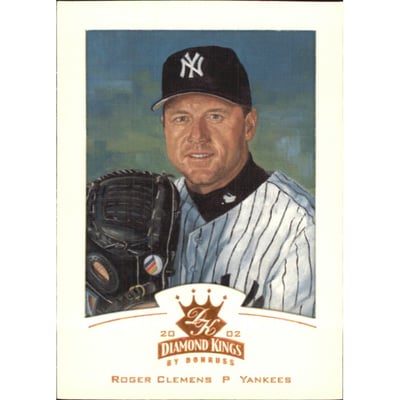 2002 Diamond Kings Bronze Foil #29 Roger Clemens