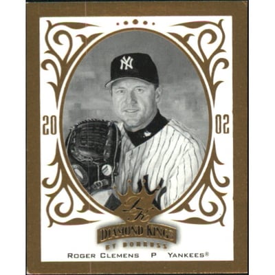 2002 Diamond Kings T204 #RC23 Roger Clemens