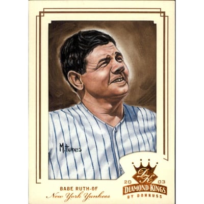 2003 Diamond Kings Bronze Foil #159 Babe Ruth RET