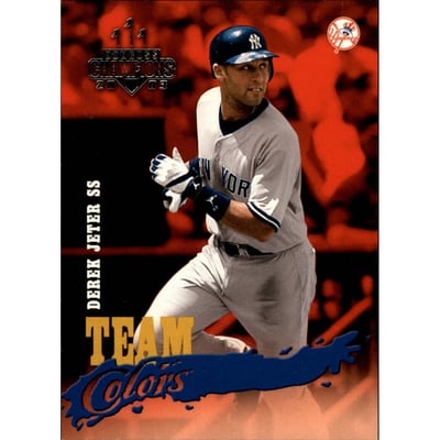2003 Donruss Champions Team Colors #26 Derek Jeter