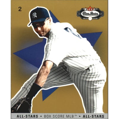 2003 Fleer Box Score #156 Derek Jeter AS