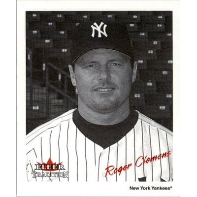 2003 Fleer Tradition Black-White Goudey Red #9 Roger Clemens