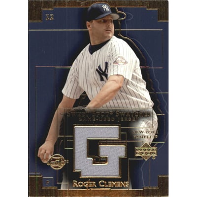 2003 Sweet Spot Swatches #RC Roger Clemens